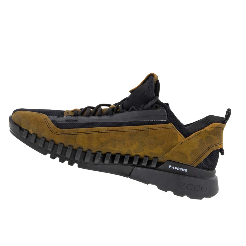 Men's Ecco Zipflex Sneakers Brown / Black | Canada 668XYU